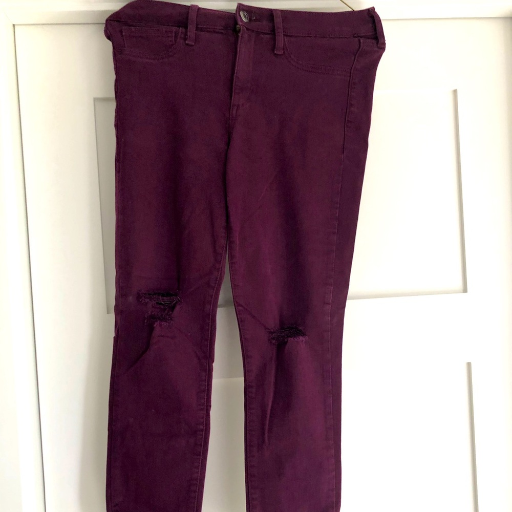 Ripped knee pants